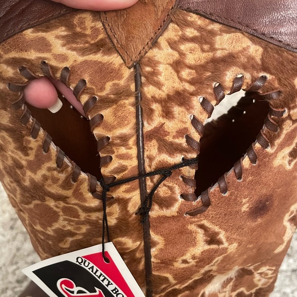 Justin cowhide boots - Picture 11 of 12